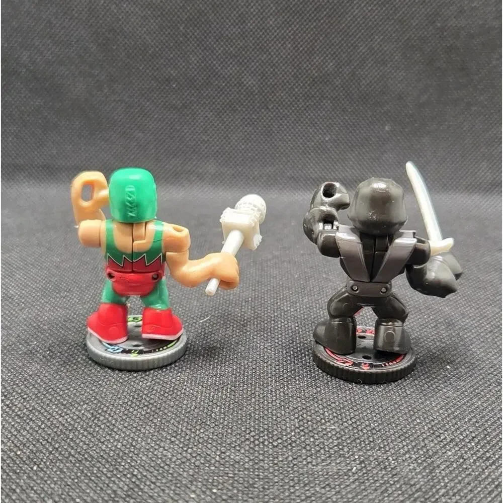 Akedo Ultimate Arcade Warriors Figure Lot Loco Grande & Ninjablade Moose Toys